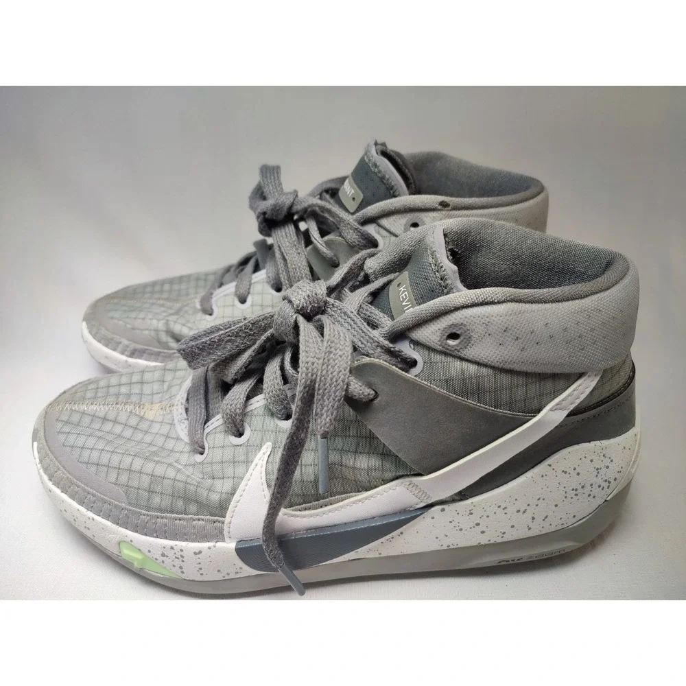 Nike KD 13 Cool Grey White Smoke Grey Basketball Mens US 7.5 CK6017-001
